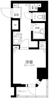 ガラ・グランディ日本橋【4階】の間取り
