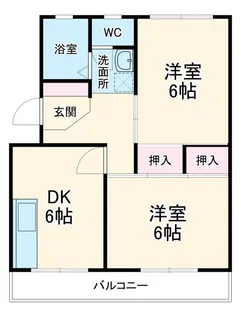 セントポーリアA【1階】の間取り