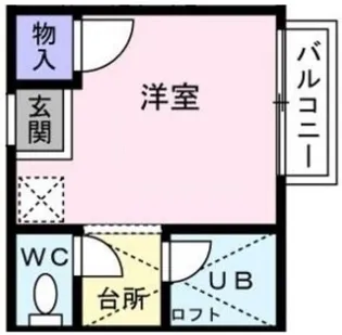 サンシャトー和光【2階】の間取り