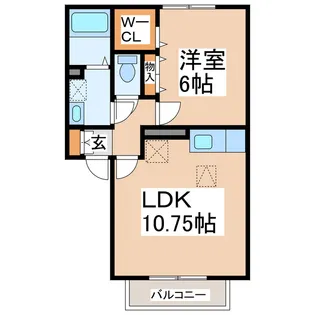 永久ハイツ【2階】の間取り