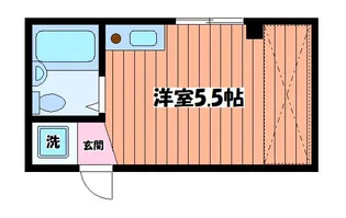 パークサイドハウス【3階】の間取り