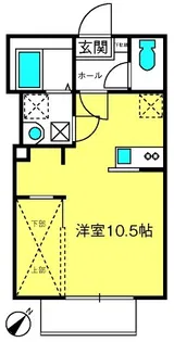 ハーモニーステージ鶴瀬【1階】の間取り