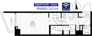 ステージファースト大森アジールコート【4階】の間取り