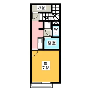 レオネクストエール【1階】の間取り