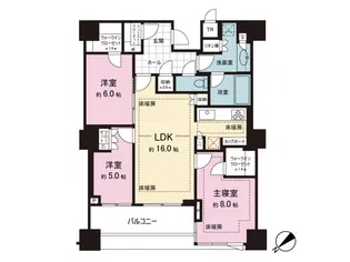 三田ガーデンヒルズ ウエストヒル【2階】の間取り