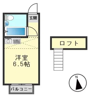 スカイピア新小岩II【2階】の間取り