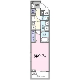 アウグーリI【3階】の間取り