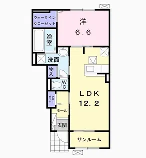 フォレストガーデン【1階】の間取り