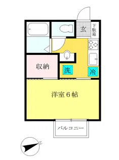 インプレス鎌倉II【1階】の間取り
