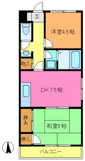 東京都墨田区東墨田2【マンション】の間取り