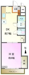 ワイケイ三鷹【2階】の間取り