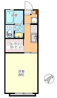 ダンディライオン高井 A棟【1階】の間取り