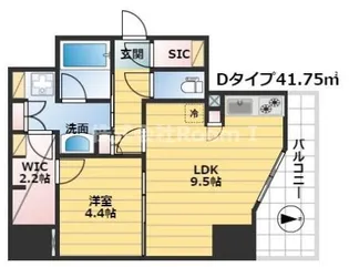 エスリードコート堺筋本町(旧名称プレール・ドゥーク堺筋本町Q)【10階】の間取り