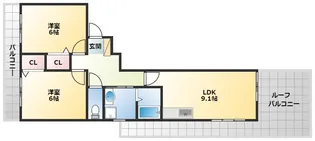 グランドメゾン池上2【3階】の間取り