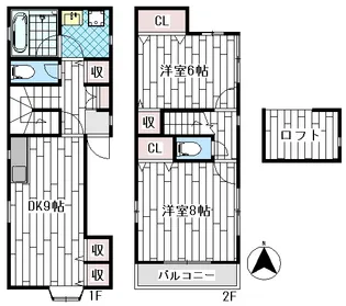 神奈川県横浜市鶴見区生麦5【一戸建】の間取り