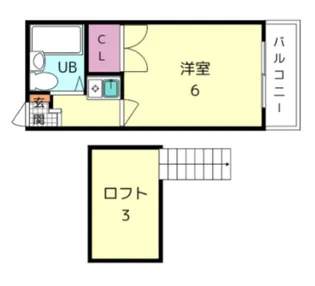 奈良県奈良市四条大路3【アパート】の間取り