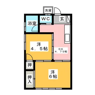 マンション吹上【1階】の間取り