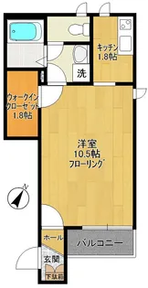 クレッシェンド【3階】の間取り