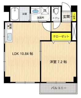 フローラマンション【3階】の間取り