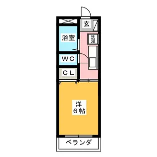 メゾン伏屋【2階】の間取り