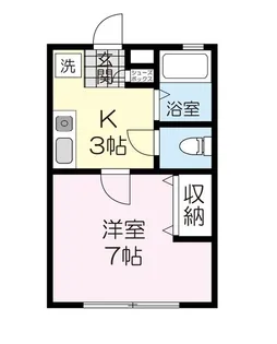 フレグランスさくらII【1階】の間取り