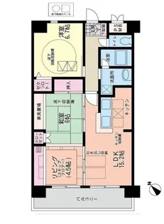 シャルマンリーヴ【2階】の間取り