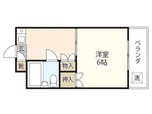 VISTA庚午南【2階】の間取り
