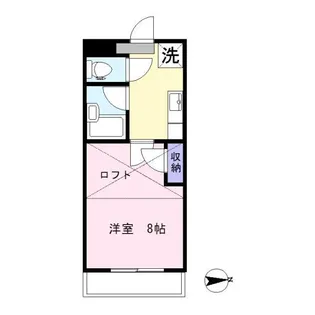 ミガール【4階】の間取り