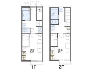 1Kの間取り画像