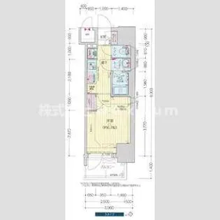 プレサンス新栄アーバンフロー【12階】の間取り