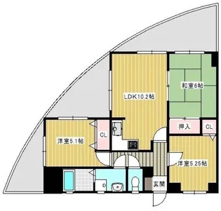 ジャクソンタワー【2階】の間取り
