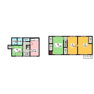 三重県伊勢市中須町【一戸建】の間取り