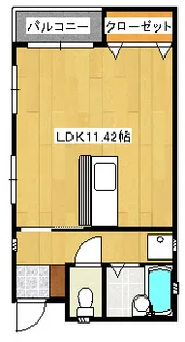 紫垣アパート【2階】の間取り