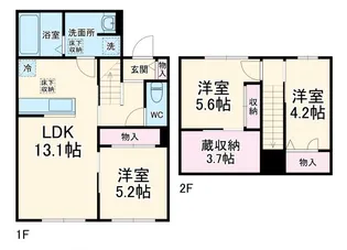 埼玉県さいたま市北区日進町1【一戸建】の間取り