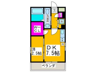 プログレス櫛屋町の間取り