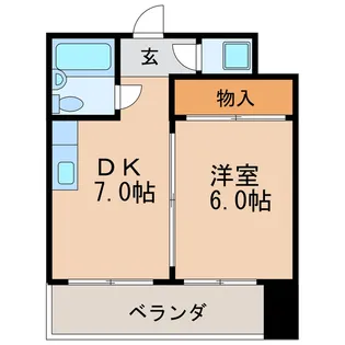 平島ビル【6階】の間取り