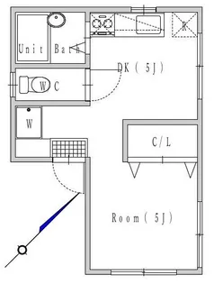 カーサ・サンライズ【1階】の間取り