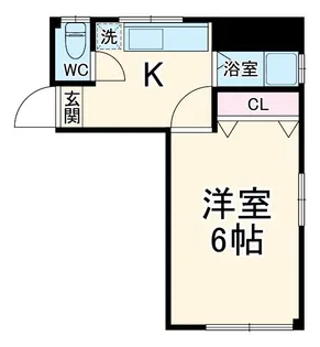 雫ビル【3階】の間取り