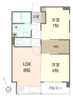 ハイタウン浜田山【3階】の間取り