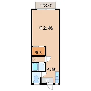 エスコーポ【1階】の間取り