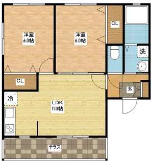 ネクストウェルネス【1階】の間取り