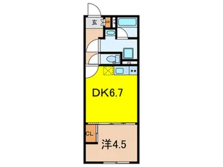 GENOVIA池袋【2階】の間取り
