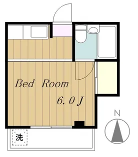 手島コーポ【2階】の間取り
