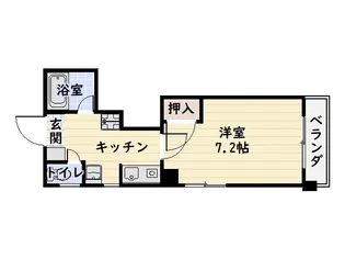 新屋敷ビル【2階】の間取り