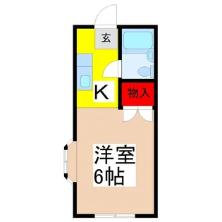 カーサ中田I【2階】の間取り
