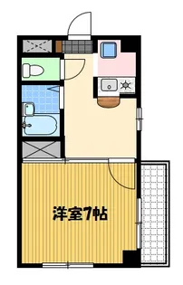 スカイヒルズ青山【2階】の間取り