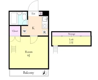 グリーンハイムB【1階】の間取り