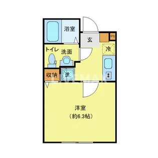 エクセラン南千住II【4階】の間取り
