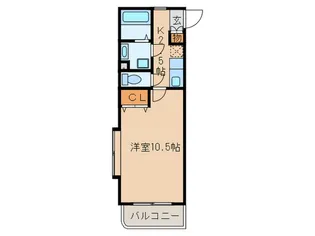 ドマーニ茶屋ヶ坂【1階】の間取り