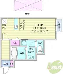 Serendip【2階】の間取り